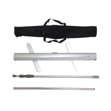 Adjustable Double-Foot Retractable Banner Stand With Print