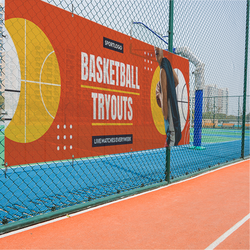 10 oz. Mesh Banner