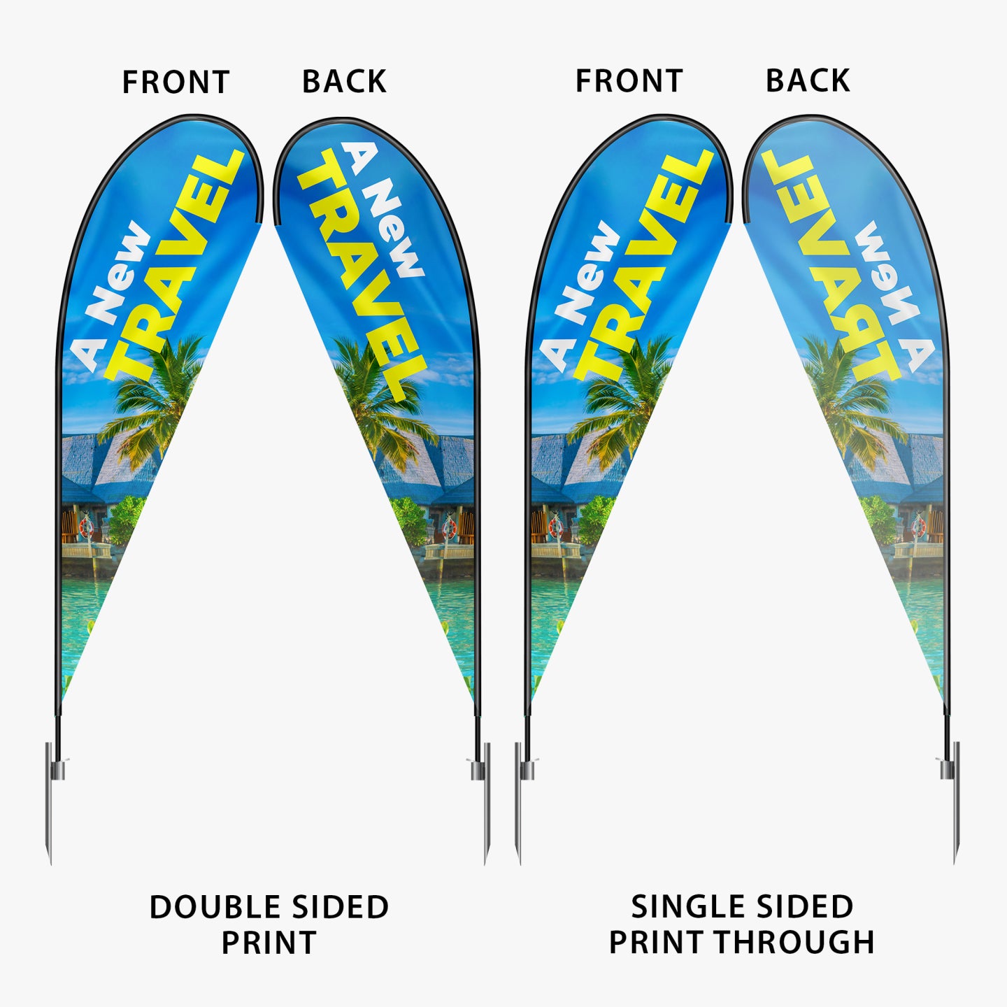 Teardrop Flag