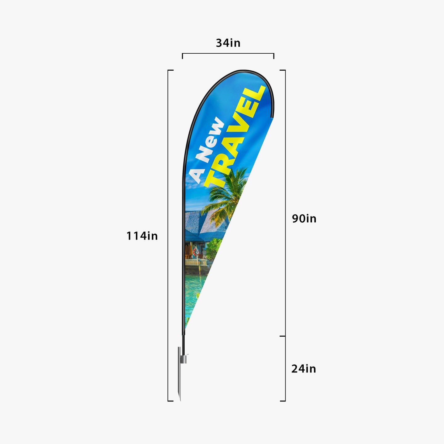 Teardrop Flag