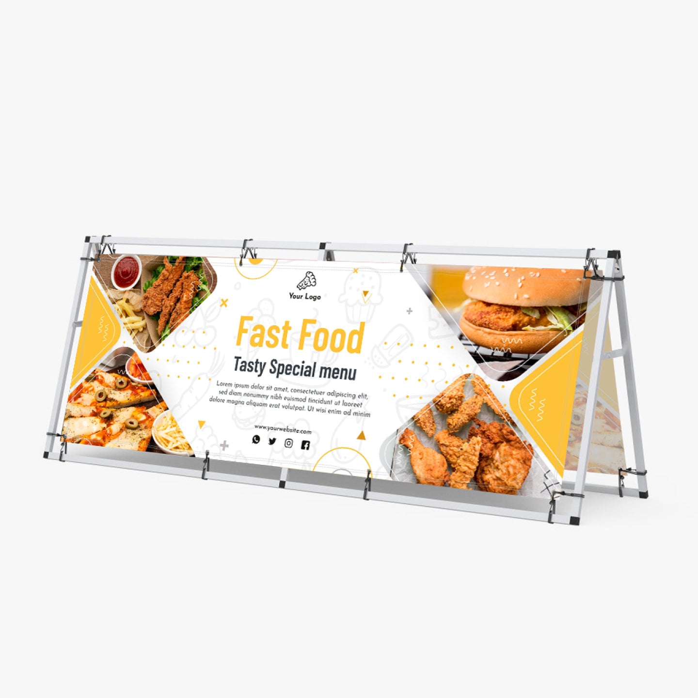A-Frame Banner 8ft