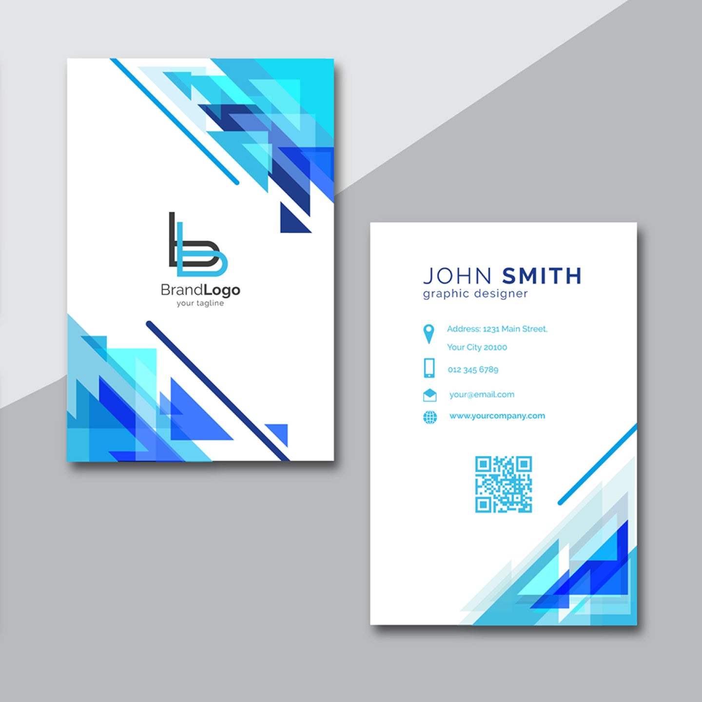Business Card 16Pt Vertical