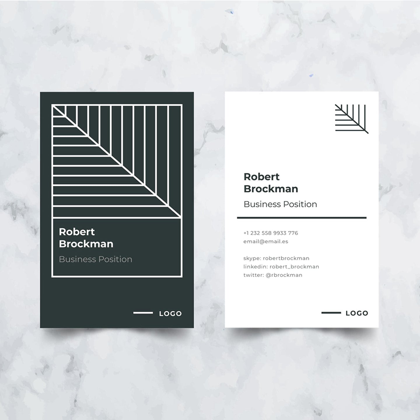 Business Card 16Pt Vertical