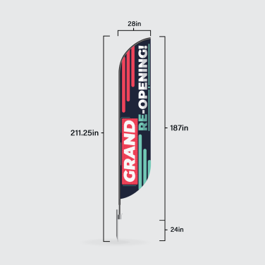 Convex Flag (Small 23" x 90")