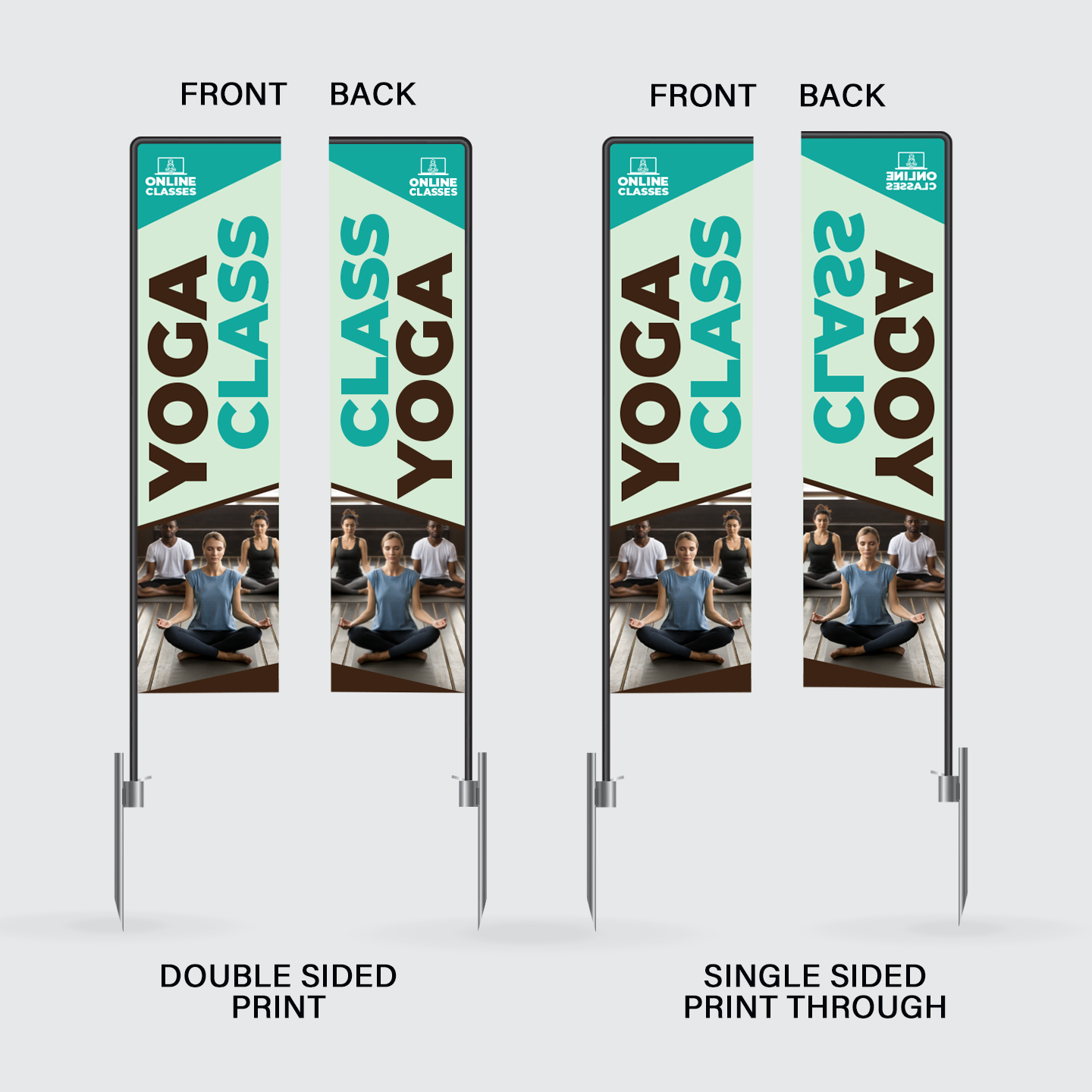 Square Flag (Small 30.5 x 81")