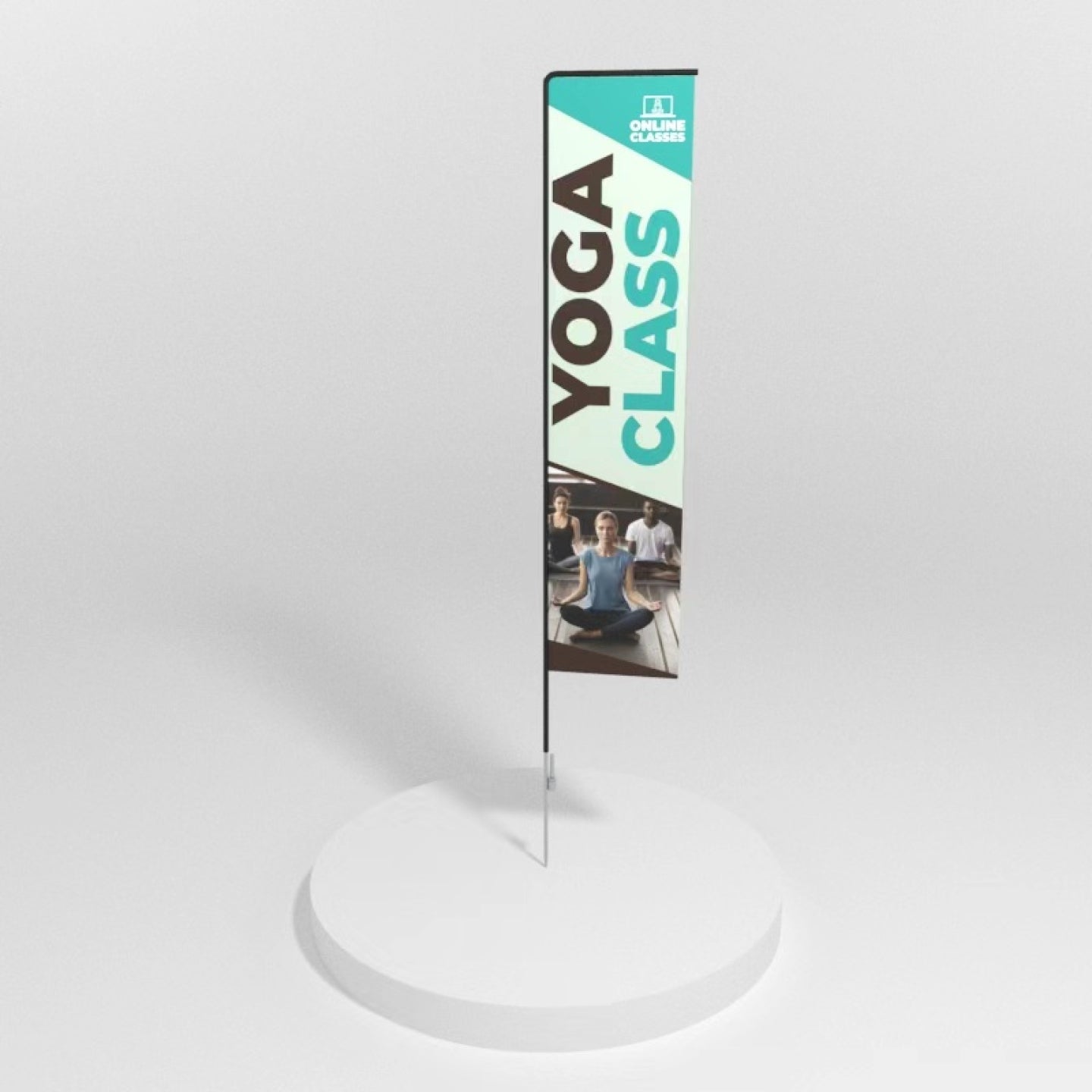 Square Flag (Large 30.5 x 165" - with Print)