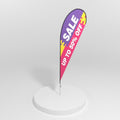 Teardrop Flag (Medium 34" x 90")