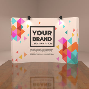 Curve Velcro Fabric Pop Up