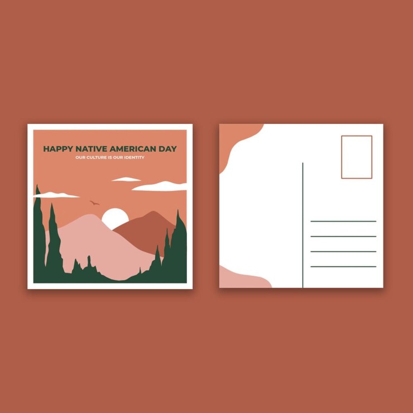 Post Cards Vertical 2" x 2"