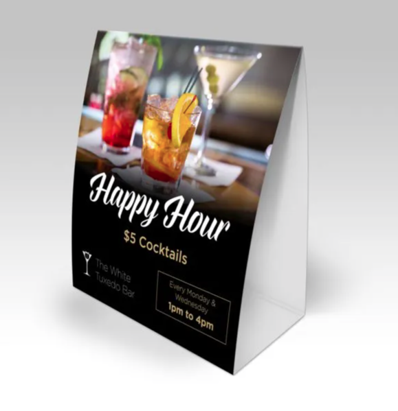 5x5.5 Table Tents